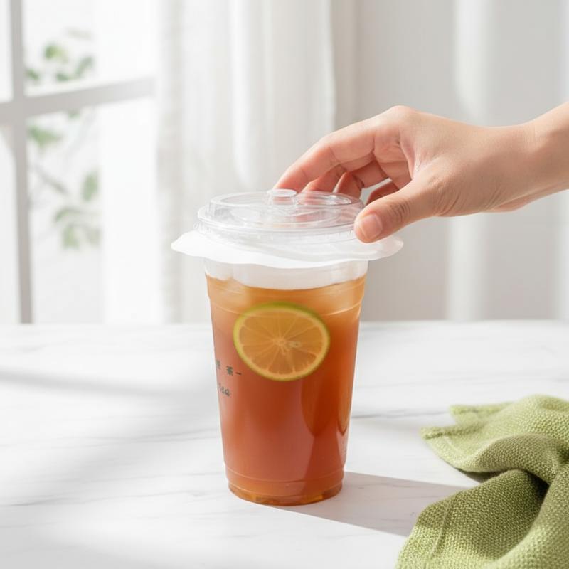 Coffee Tea Paper Cups - 100/500Pcs Disposable Leak Proof Cup Sealing