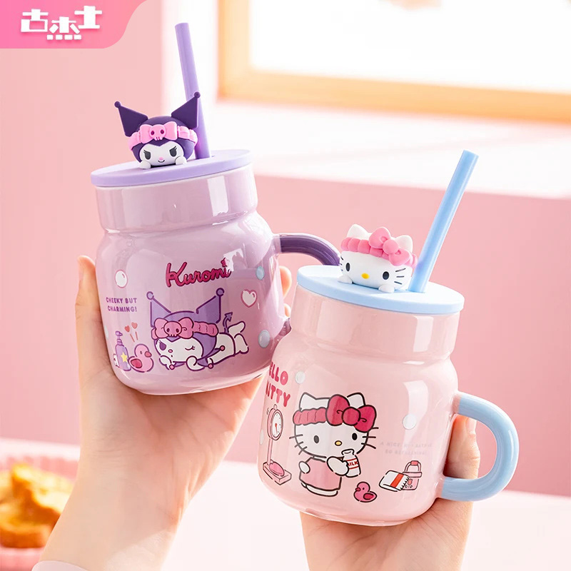 Coffee Tea Flask - Sanrio 450ml Ceramic Mug Hello Kitty