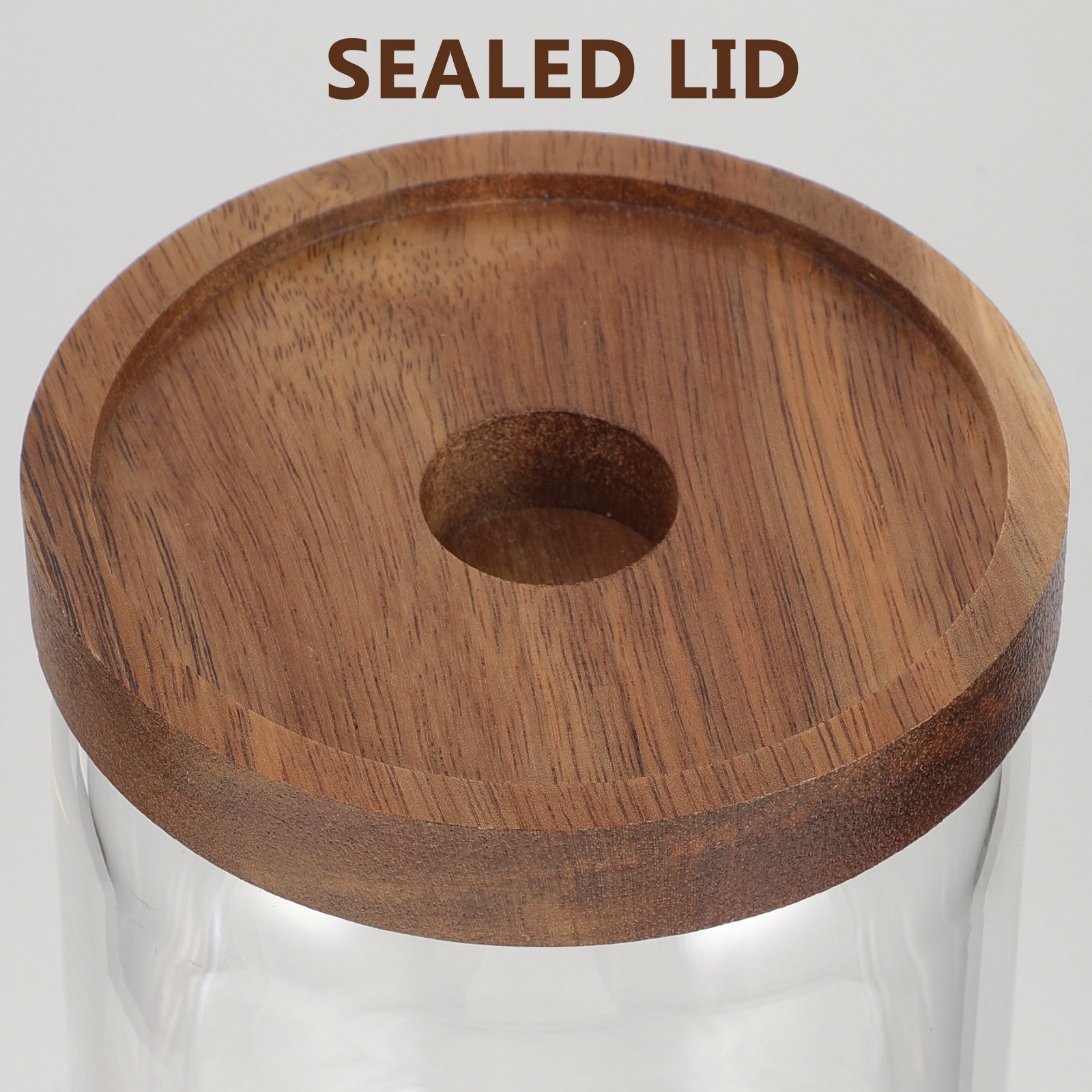 Coffee Tea Sugar Container Set - Premium Glass Sealed Tea Canister Coffee