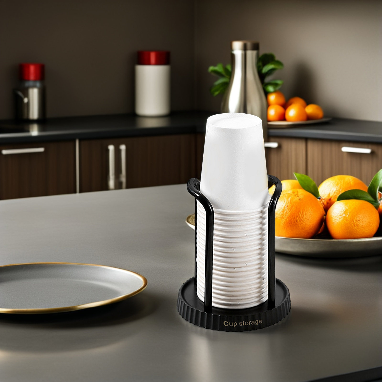 2Pcs Disposable Cup Dispenser  - Coffee Tea Paper Cups ulasan dan harga