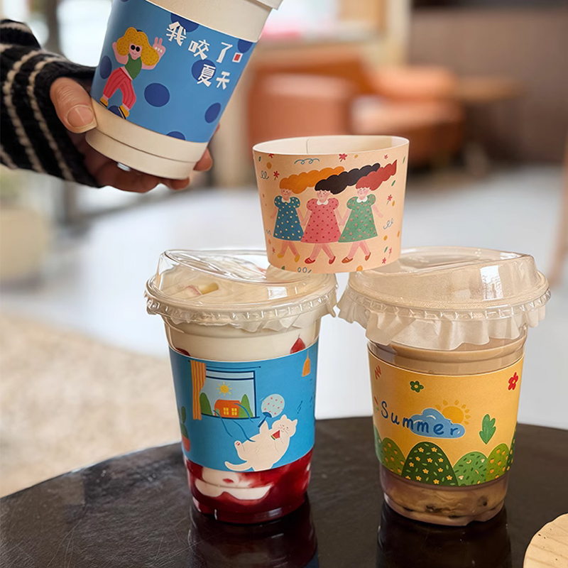 Customized Printing Cardboard  - Coffee Tea Paper Cups ulasan dan harga