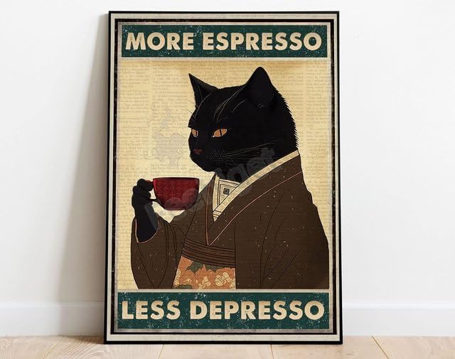 Retro Metal Tin Sign  More Esp - Coffee Tea Poster ulasan dan harga