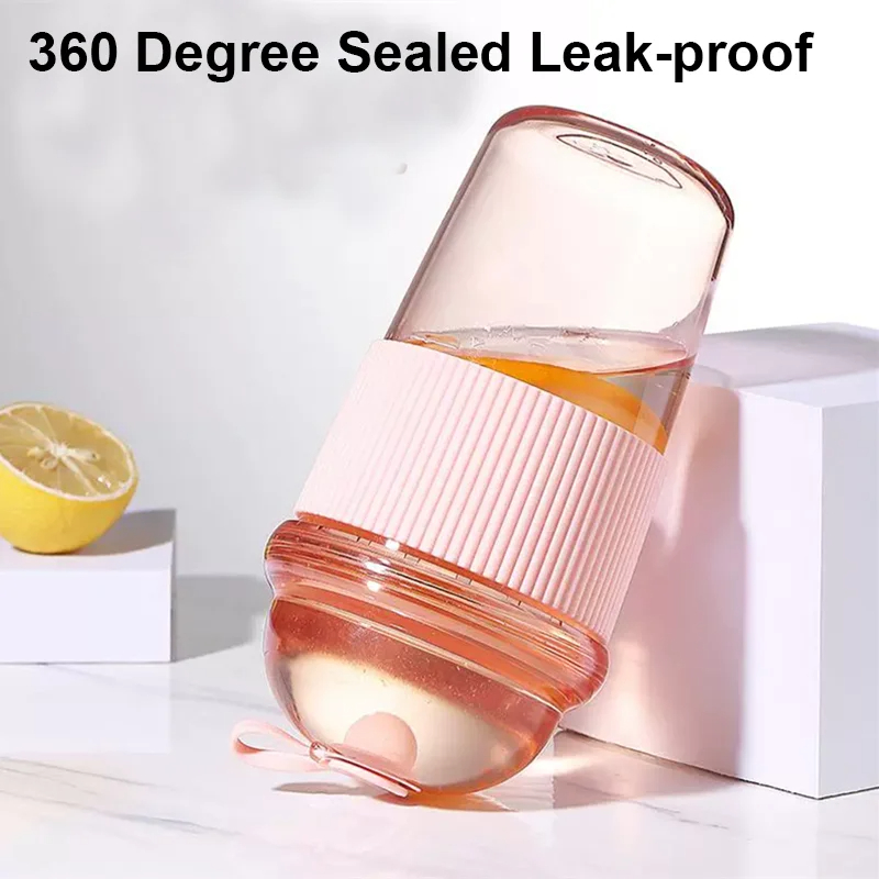 1pc 430ml Portable Flip Straw  - Coffee Tea Flask ulasan dan harga