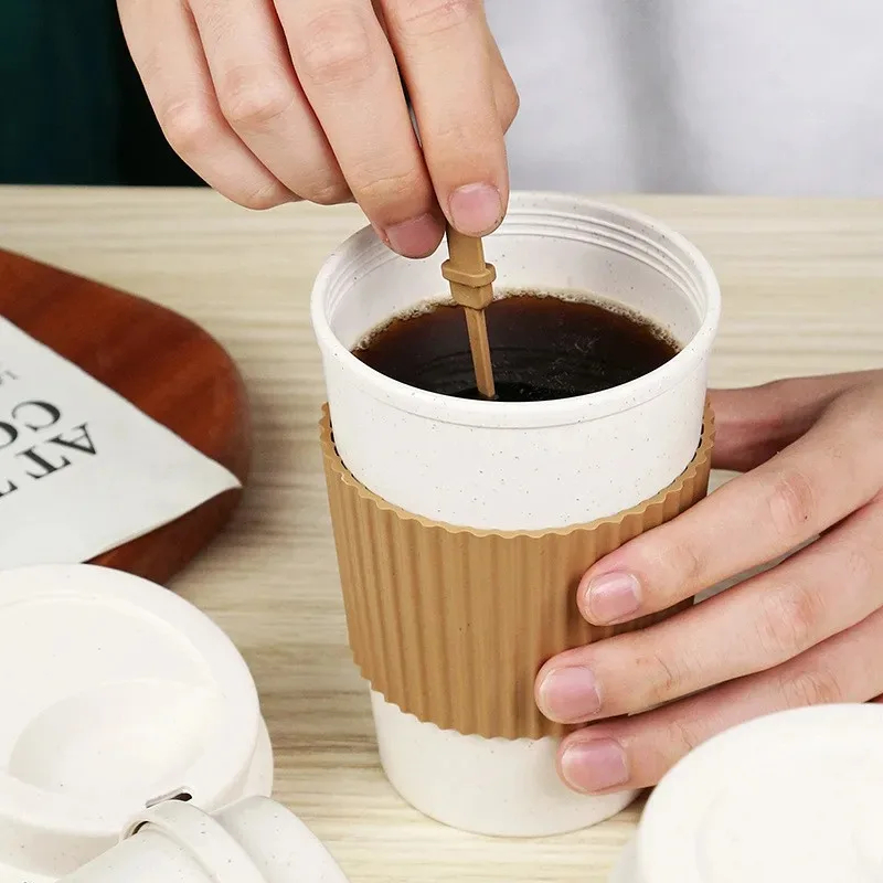 450ML Coffee Cups With Lids Wh - Coffee Tea Exchange ulasan dan harga
