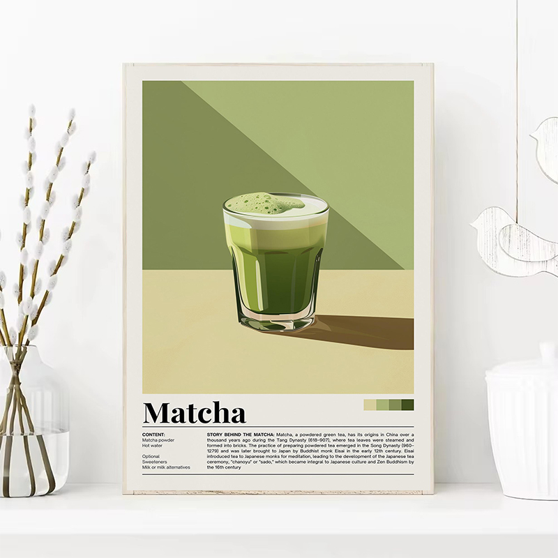 Vintage Coffee Beverage Poster - Coffee Tea Poster ulasan dan harga