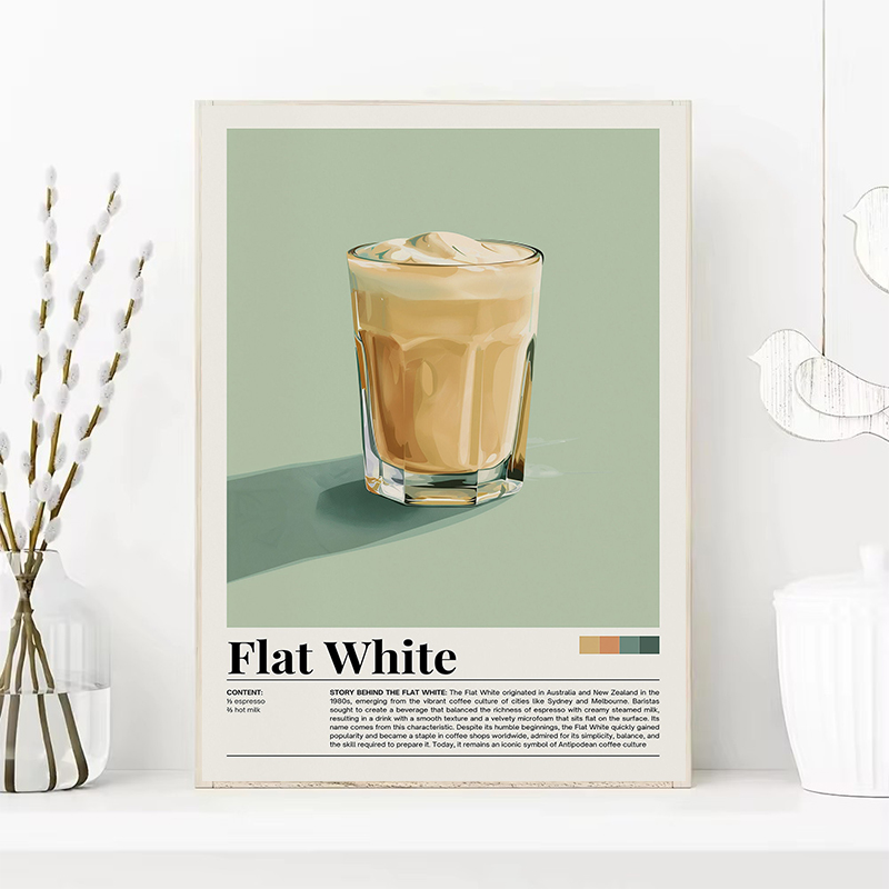 Vintage Coffee Beverage Poster - Coffee Tea Poster ulasan dan harga