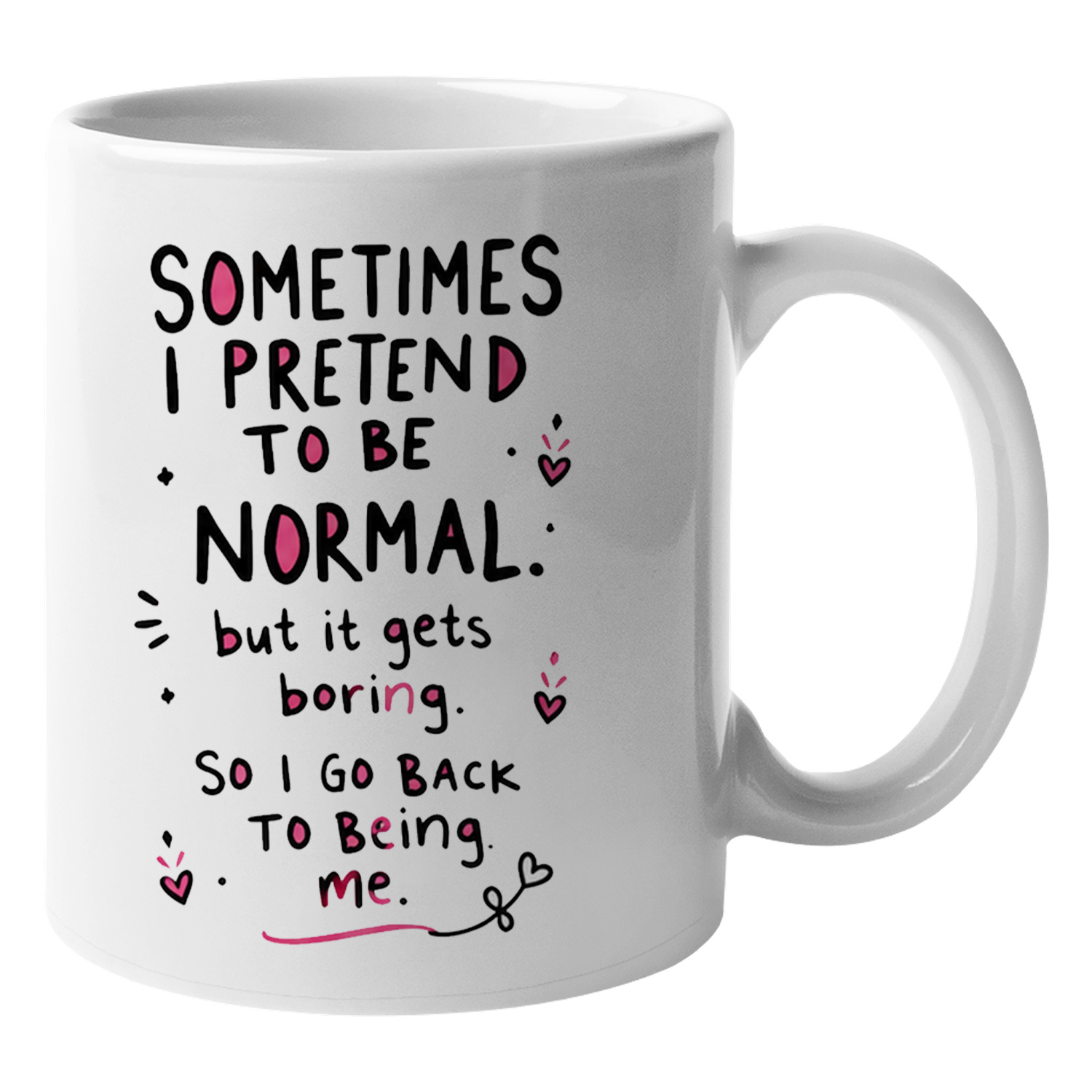 Sometimes I Pretend To Be Norm - Coffee Tea Quotes ulasan dan harga