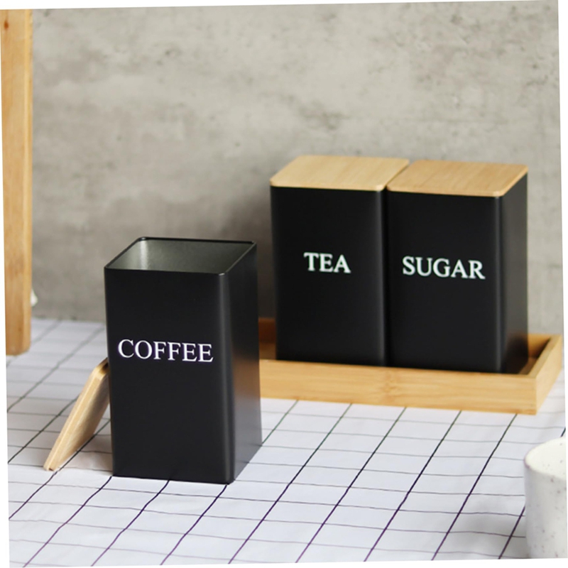 3PCS Set Tea Coffee Sugar Cani - Coffee Tea Sugar Container Set ulasan dan harga
