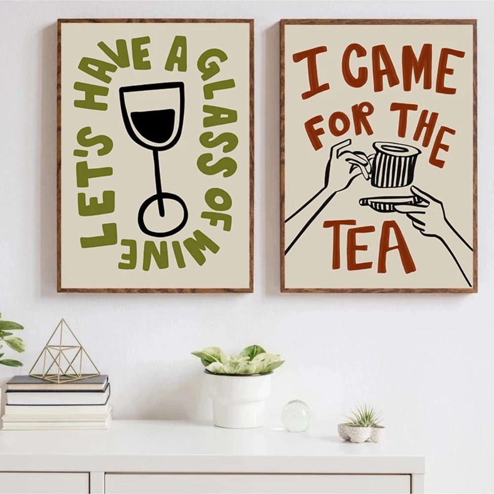 Coffee Shop Afternoon Tea Croi - Coffee Tea Poster ulasan dan harga