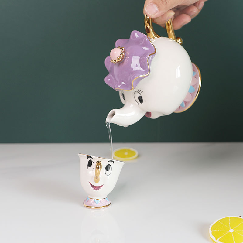 In-Stock Teapot Cute Cartoon B - Coffee Tea Flask ulasan dan harga