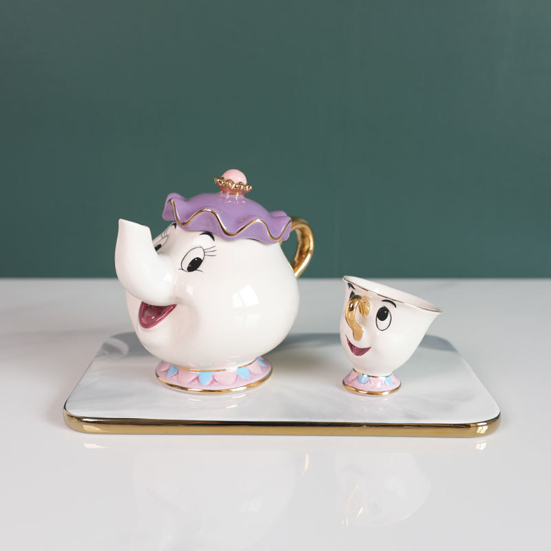 In-Stock Teapot Cute Cartoon B - Coffee Tea Flask ulasan dan harga