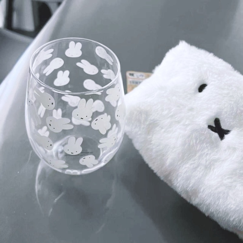 Cute Cartoon Miffy Milk Glass  - Coffee Tea Room ulasan dan harga