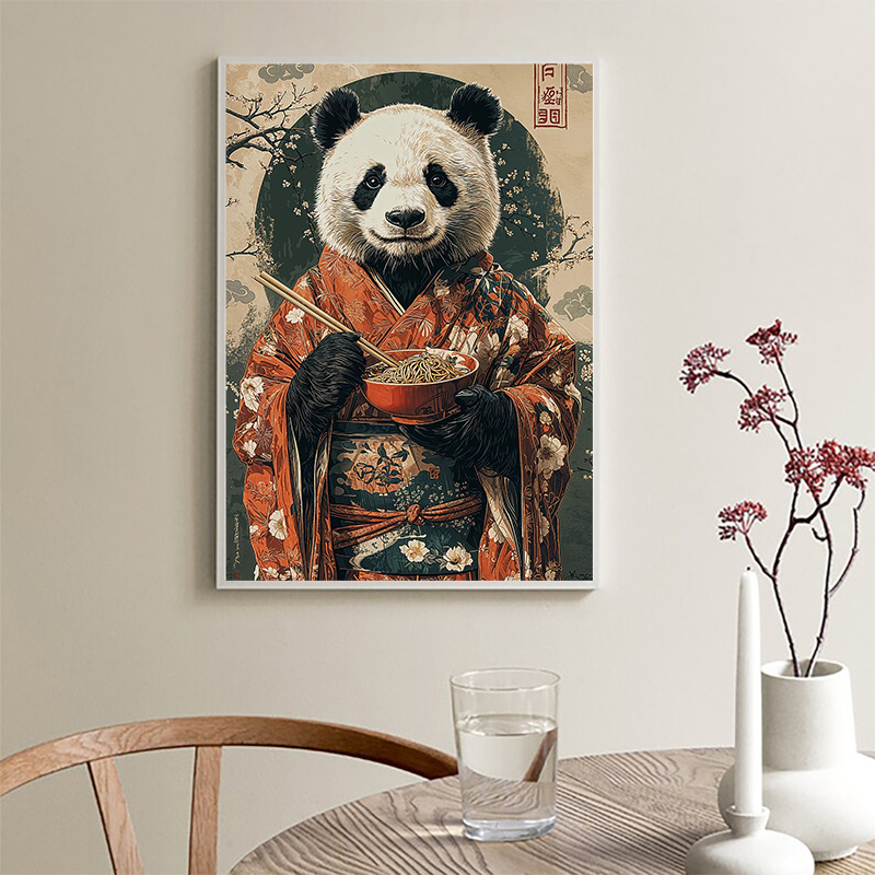 Retro Japanese Frog Drink Coff - Coffee Tea Poster ulasan dan harga