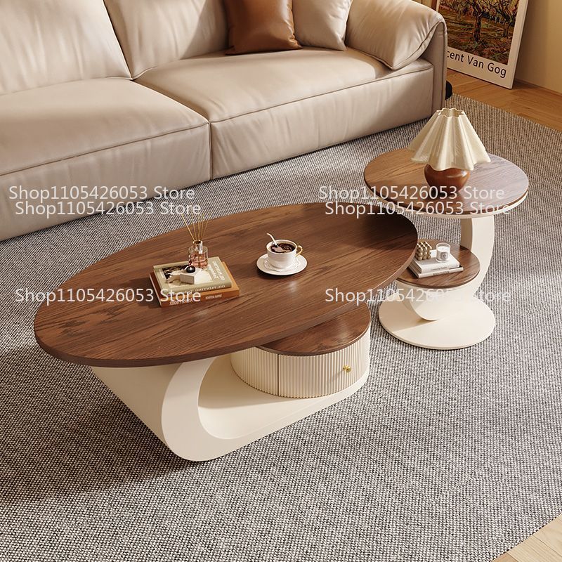 Medieval light luxury walnut c - Coffee Tea Room ulasan dan harga