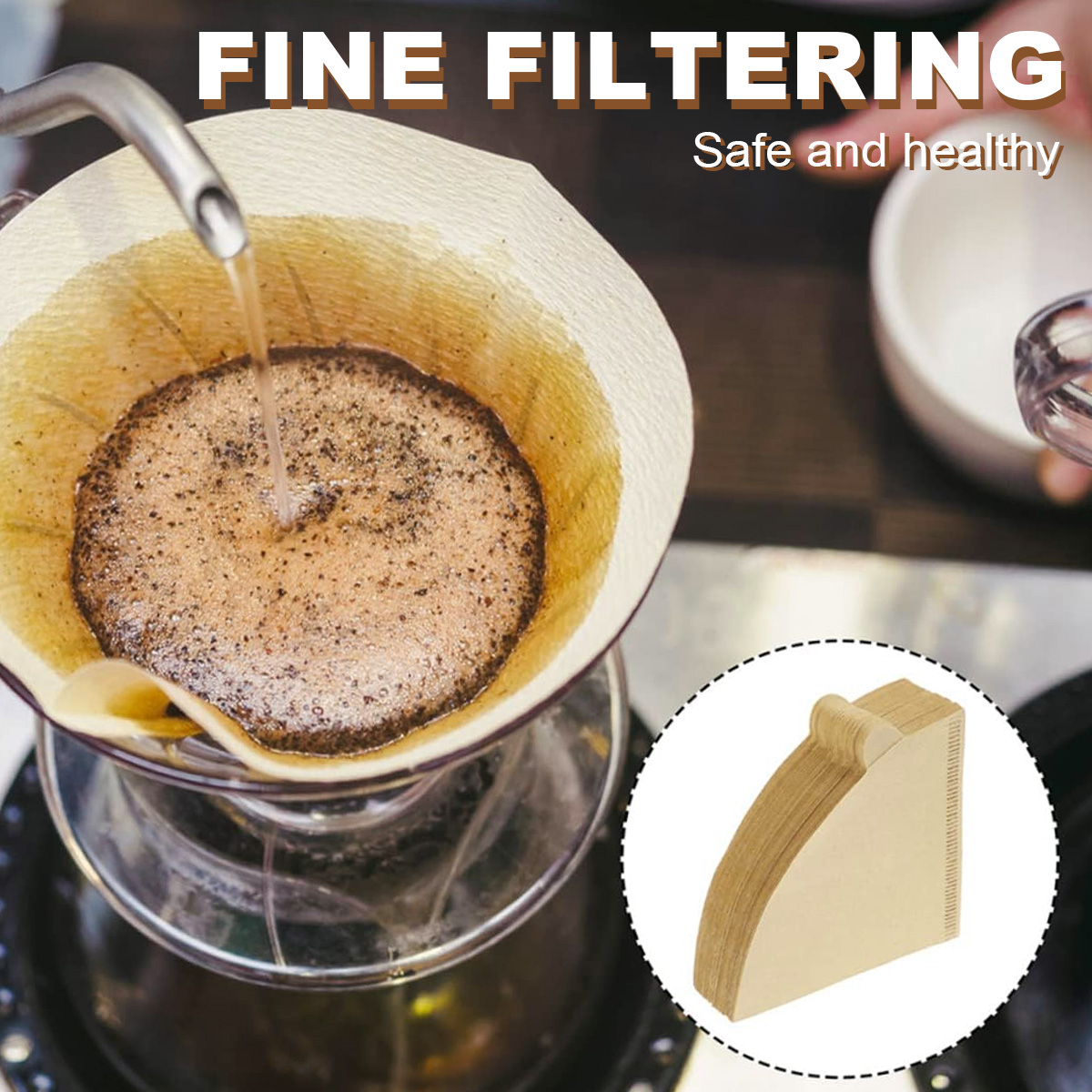100/200 Count Cone Coffee Filt - Coffee Tea Paper Cups ulasan dan harga