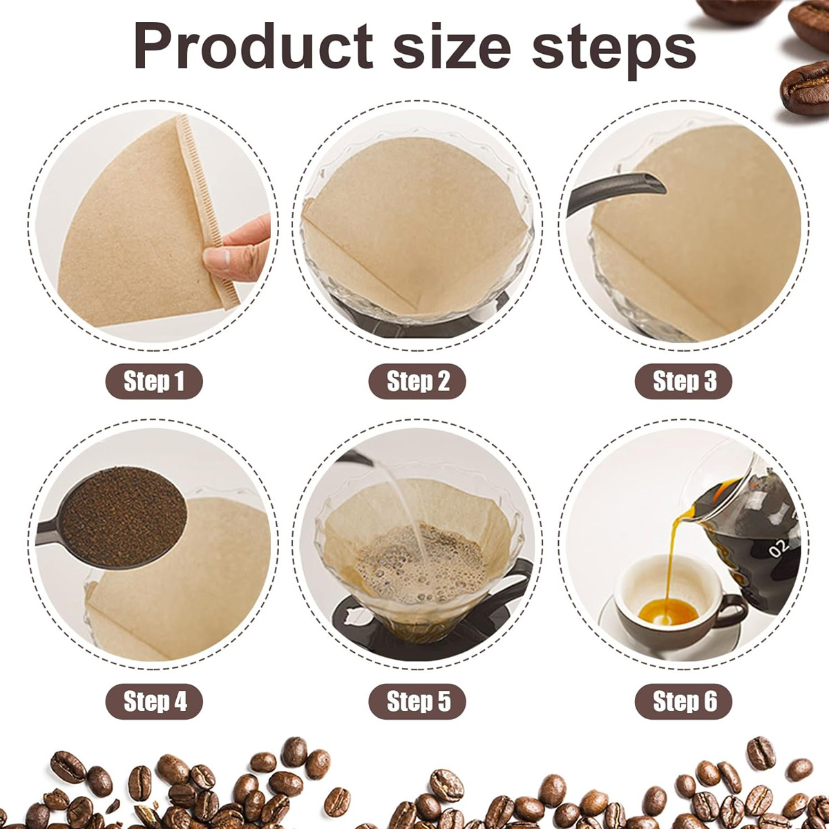 100/200 Count Cone Coffee Filt - Coffee Tea Paper Cups ulasan dan harga