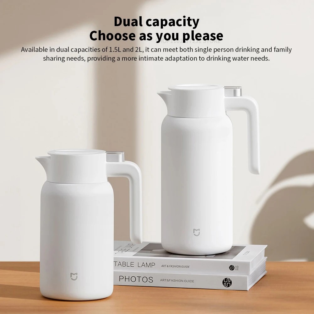 2026 MIJIA Thermos Kettle Vacu - Dispenser Coffee And Tea ulasan dan harga