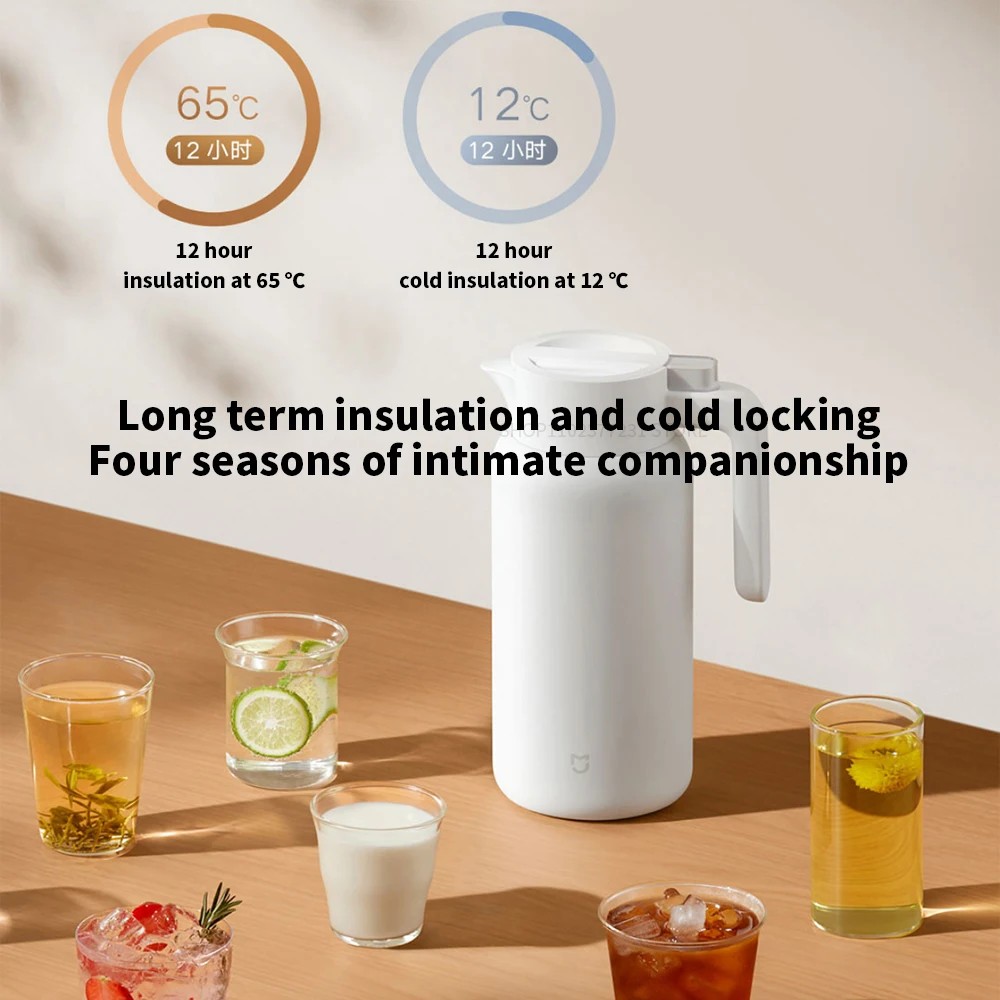 2026 MIJIA Thermos Kettle Vacu - Dispenser Coffee And Tea ulasan dan harga