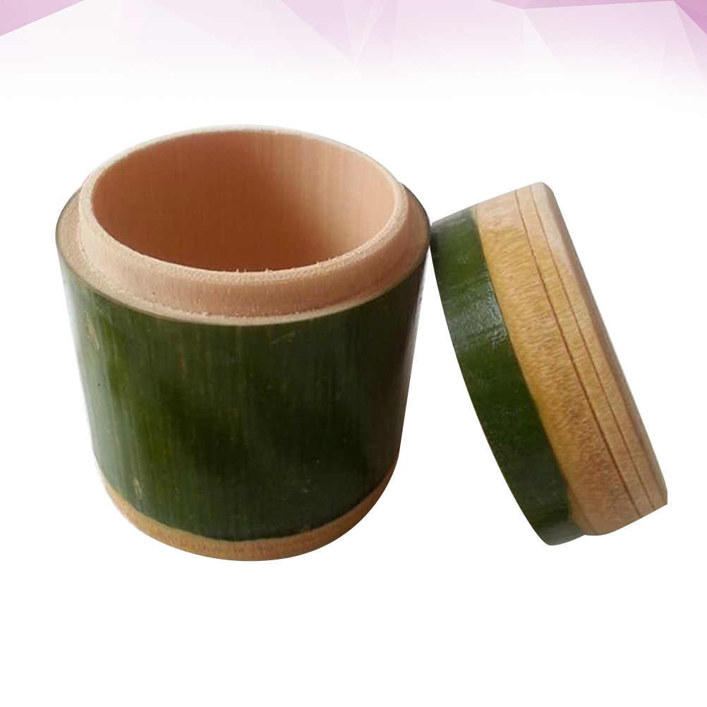 Bamboo Rice Jar Eco Friendly F - Coffee Tea Sugar Container Set ulasan dan harga