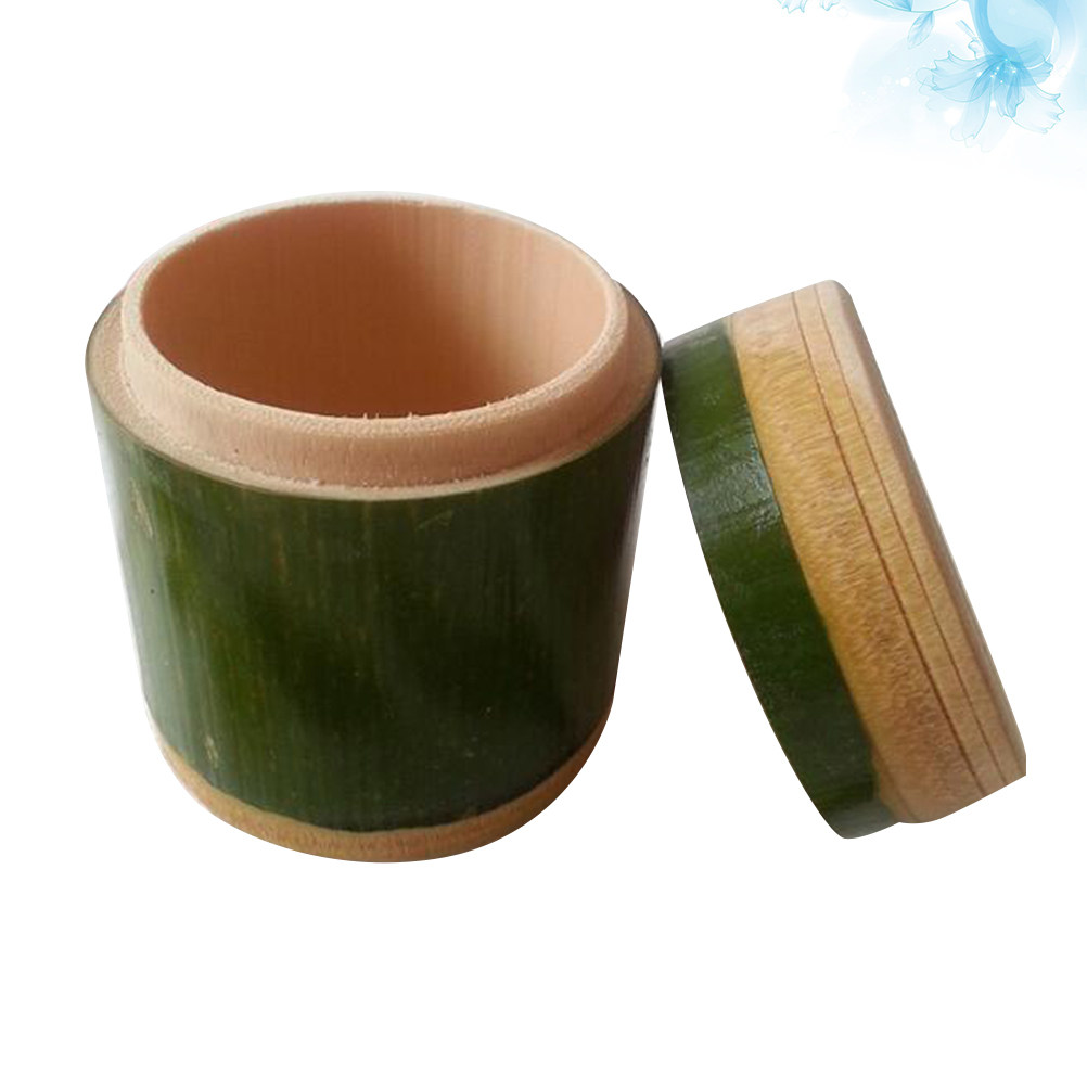 Bamboo Rice Jar Eco Friendly F - Coffee Tea Sugar Container Set ulasan dan harga