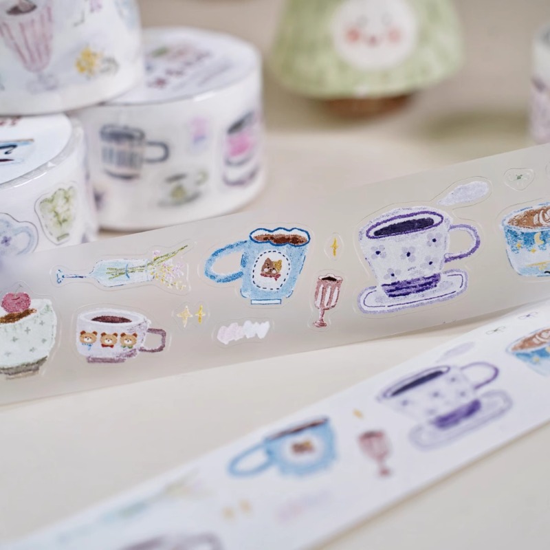 INS Cute Coffee Milky Tea Cup  - Coffee Tea Paper Cups ulasan dan harga
