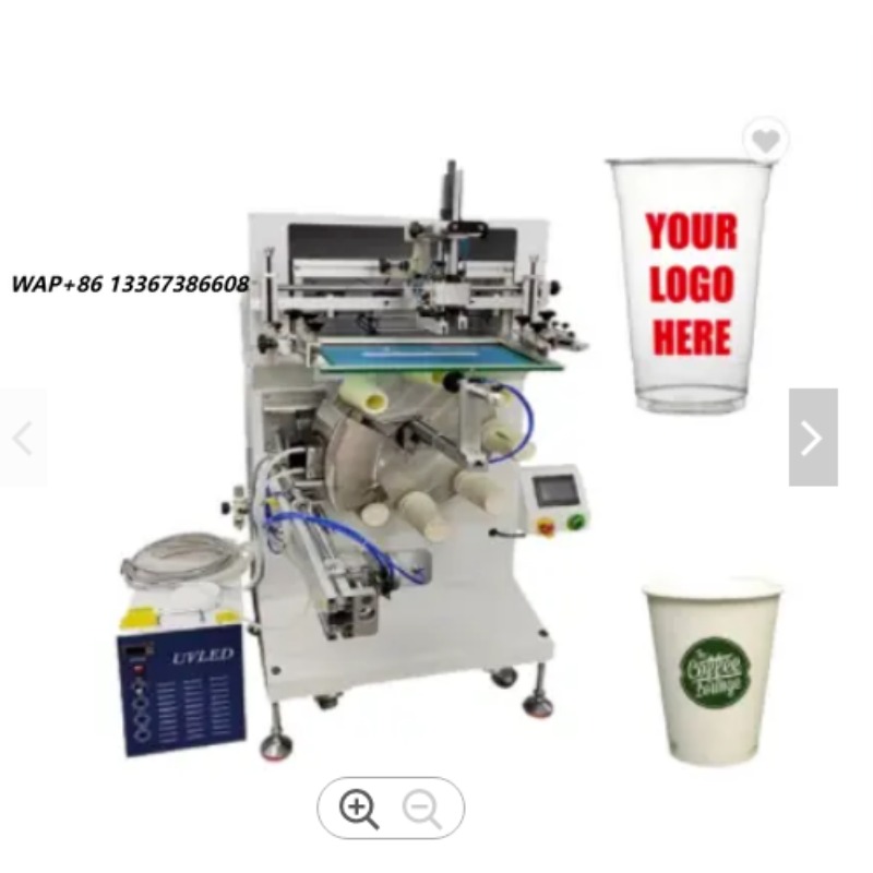 Semi-auto Screen Printer with  - Coffee Tea Paper Cups ulasan dan harga
