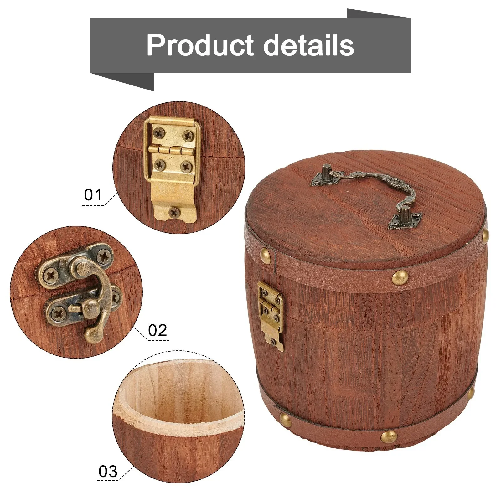 1pc Portable Tea Wood-Barrel C - Coffee Tea And Bean Leaf ulasan dan harga