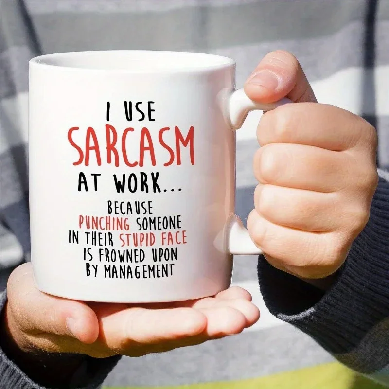I Use Sarcasm At Work Because  - Coffee Tea Quotes ulasan dan harga