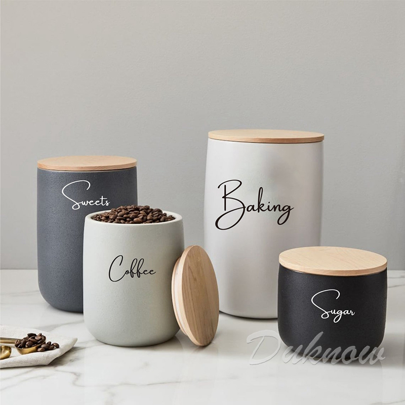 Kitchen Organization Canister  - Coffee Tea Quotes ulasan dan harga