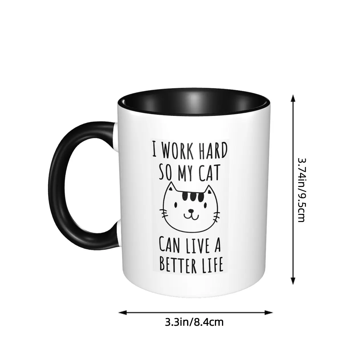 Quote Cat I Work Hard So My Ca - Coffee Tea Quotes ulasan dan harga