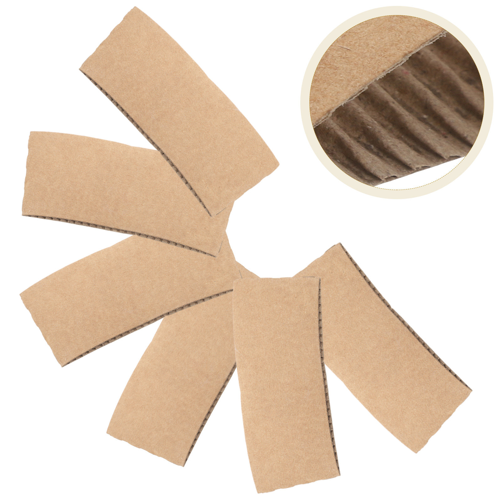 100Pcs Kraft Paper Cup Sleeves - Coffee Tea Paper Cups ulasan dan harga