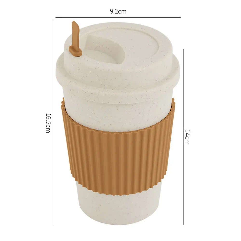 450ML Coffee Cups With Lids Wh - Coffee Tea Flask ulasan dan harga