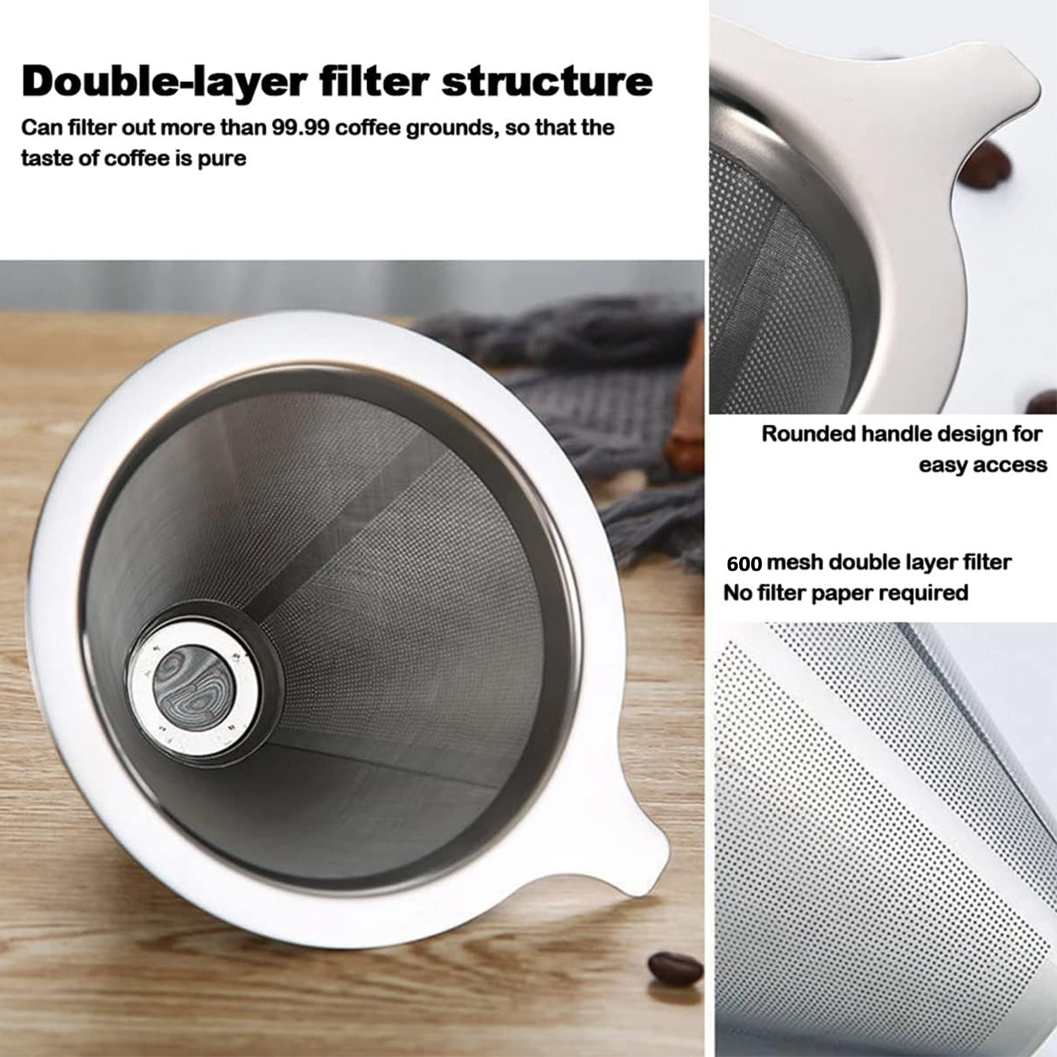 Reusable Coffee Filter Holder  - Dispenser Coffee And Tea ulasan dan harga