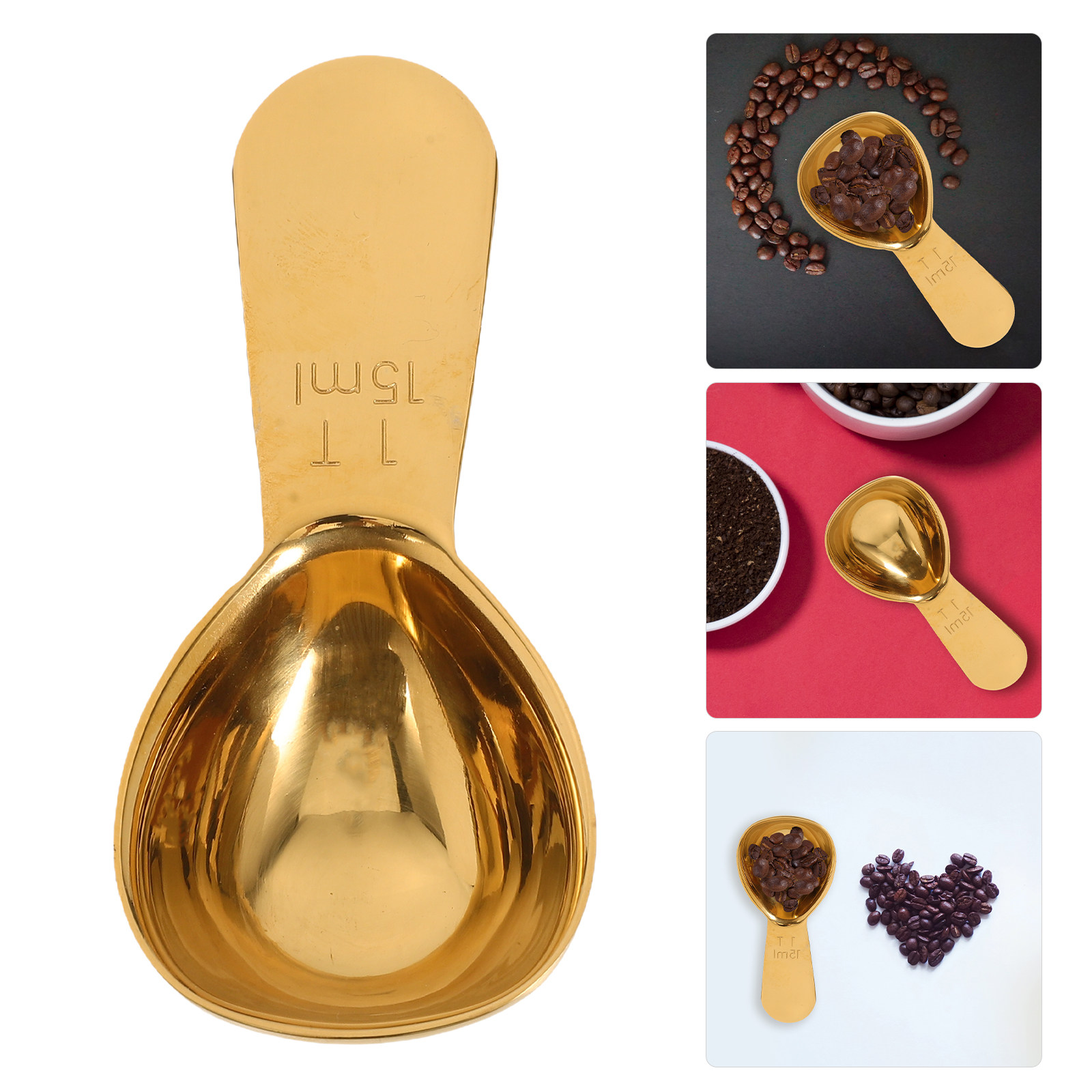 Stainless Steel Coffee Measuri - Coffee Tea And Bean Leaf ulasan dan harga